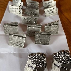 Emenee (14) drawer pulls in metal w pewter finish movie theater